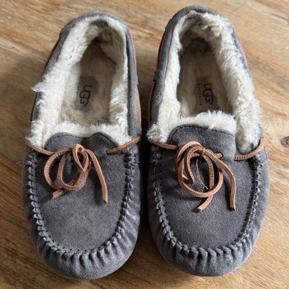 UGG Dakota Moccasin Slippers (Gray)